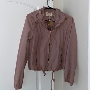 Dusty rose bomber jacket size L